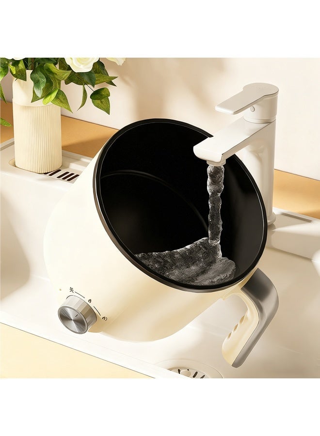 2L Multi-functional Electric Cooker, 300-600W Portable Travel Electric Cooker, Can Be Used for Cooking Noodles, Stir-frying, Hot Pot, and Soup Making. - Image 5